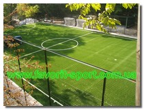 Мини футбольное поле с покрытием искусственная трава